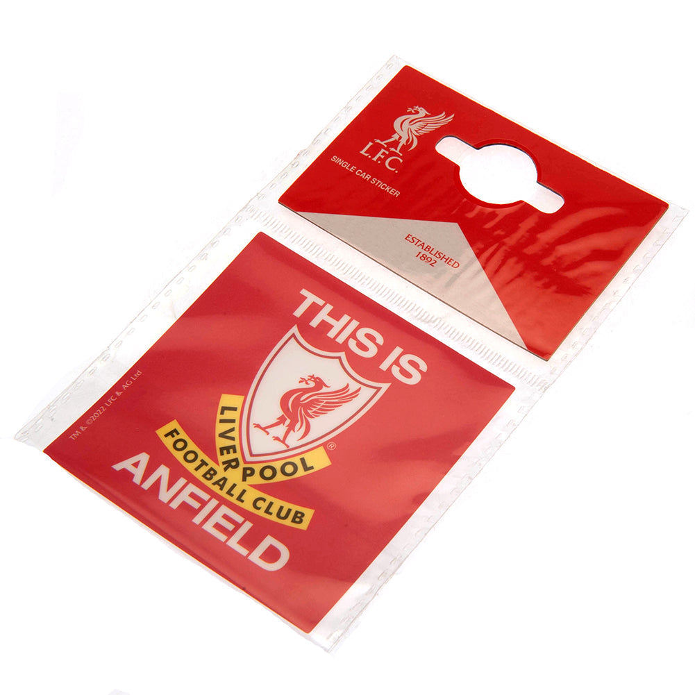 Liverpool FC TIA Car Sticker - Shop Car Accessories At Gift Moments - 3