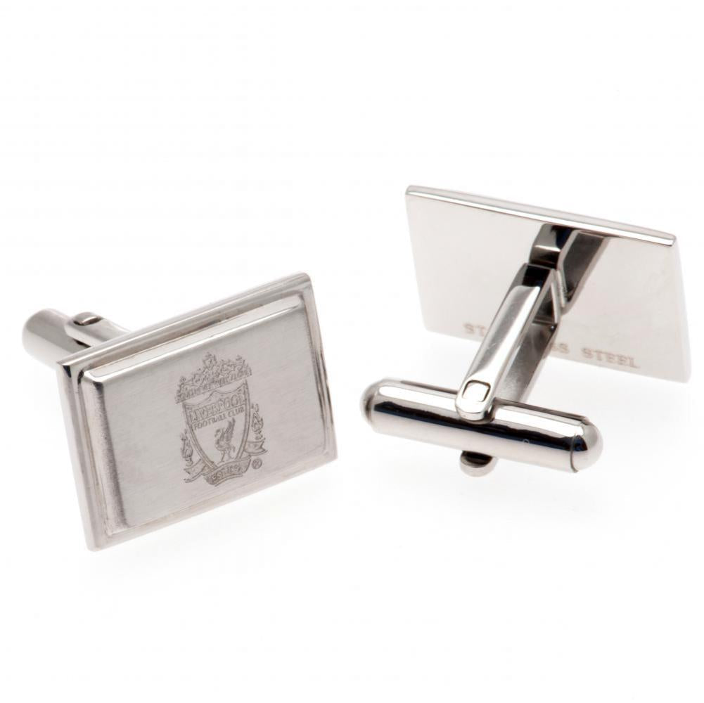 Liverpool FC Stainless Steel Cufflinks: 2 - Cufflinks & Tie Slides By Liverpool