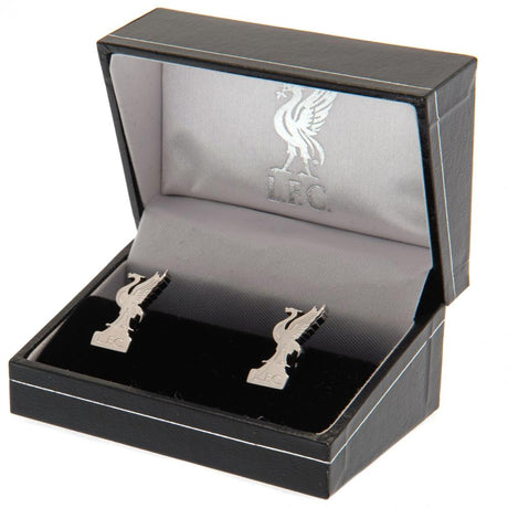 Liverpool FC Stainless Steel Formed Liverbird Cufflinks: 1 - Cufflinks & Tie Slides By Liverpool