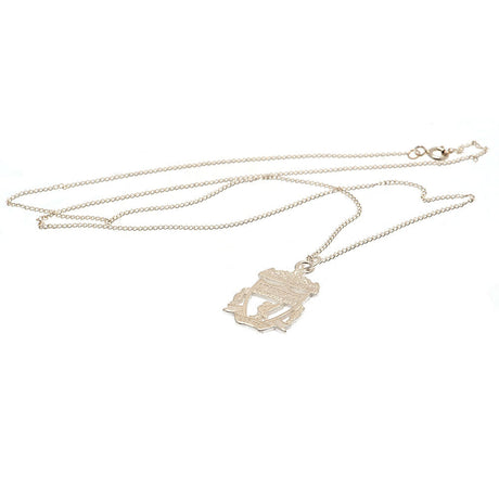 Liverpool FC Sterling Silver Pendant & Chain CR Small: 3 - Jewellery By Liverpool