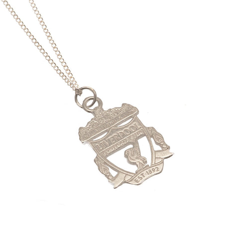 Liverpool FC Sterling Silver Pendant & Chain CR Small: 2 - Jewellery By Liverpool