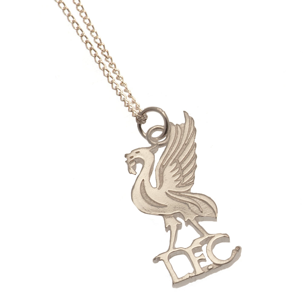 Liverpool FC Sterling Silver Pendant & Chain LB: 2 - Jewellery By Liverpool