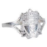 Liverpool FC Sterling Silver Split Shank Ring Large: 2 - Jewellery By Liverpool