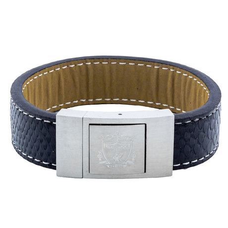 Liverpool FC Stitched Leather Bracelet: 3 - Bracelets By Liverpool