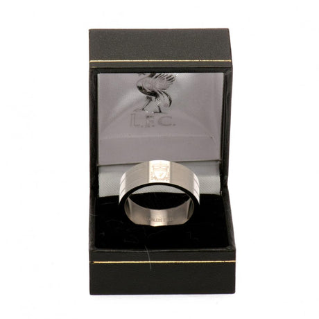 Liverpool FC Stripe Ring Medium: 2 - Jewellery By Liverpool