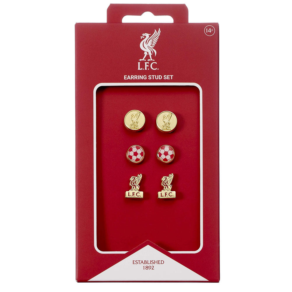 Liverpool FC Stud Earring Set: 4 - Earrings By Liverpool