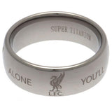 Liverpool FC Super Titanium Ring Small: 1 - Jewellery By Liverpool