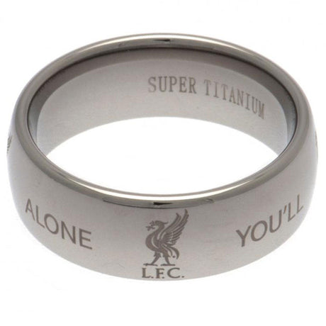 Liverpool FC Super Titanium Ring Small: 1 - Jewellery By Liverpool