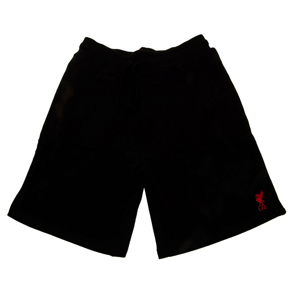 Liverpool FC Black Men’s Sweat Shorts - Small: 2 - By Liverpool