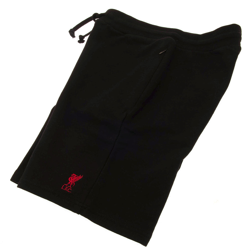 Liverpool FC Black Men’s Sweat Shorts - Small: 3 - By Liverpool