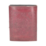 Lockable Pentagram Red Leather Journal 15 x 21cm: 5 - Leather Journals By Gift Moments