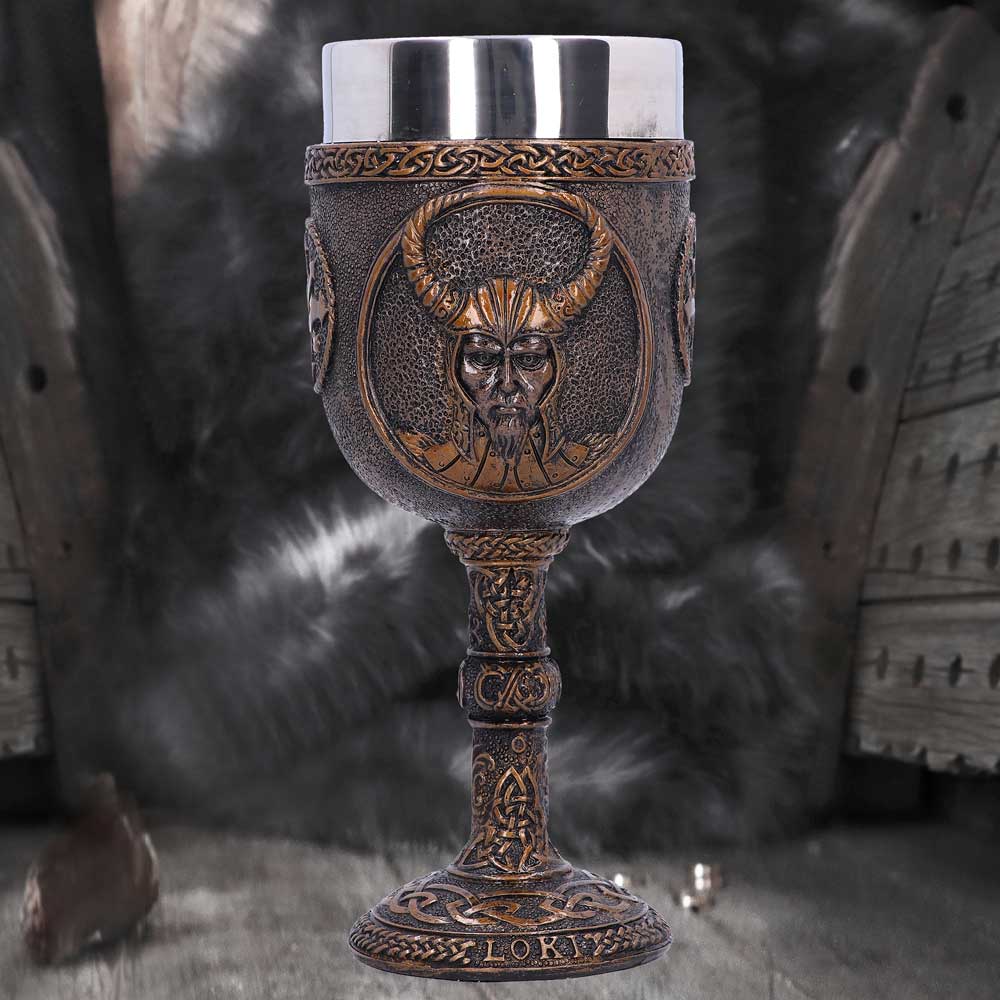 Loki Norse God of Mischief Goblet: 1 - Goblets & Chalices By Gift Moments
