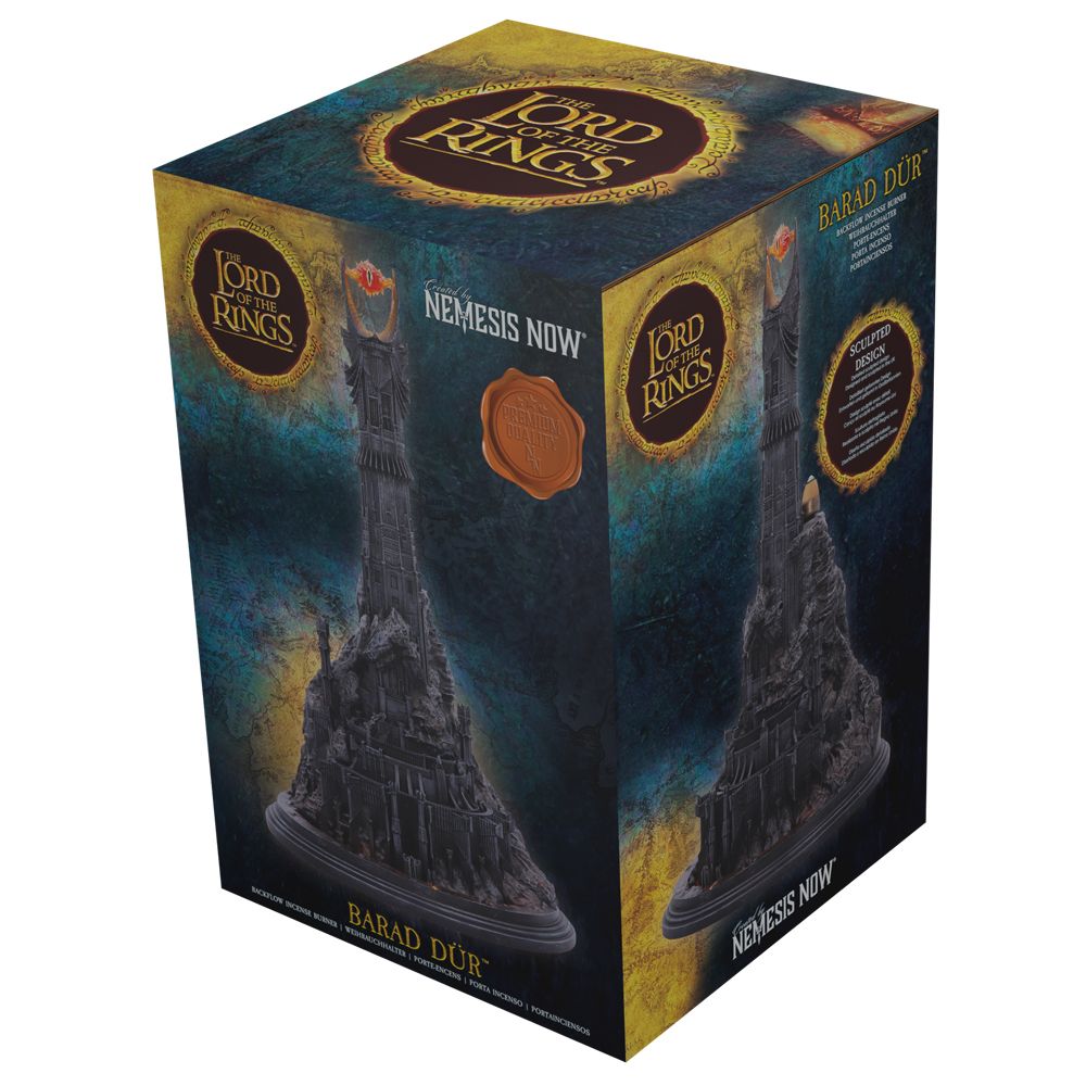 The Lord of the Rings Barad Dur Backflow Incense Burner: 9 - Incense Holders By The Lord Of The Rings