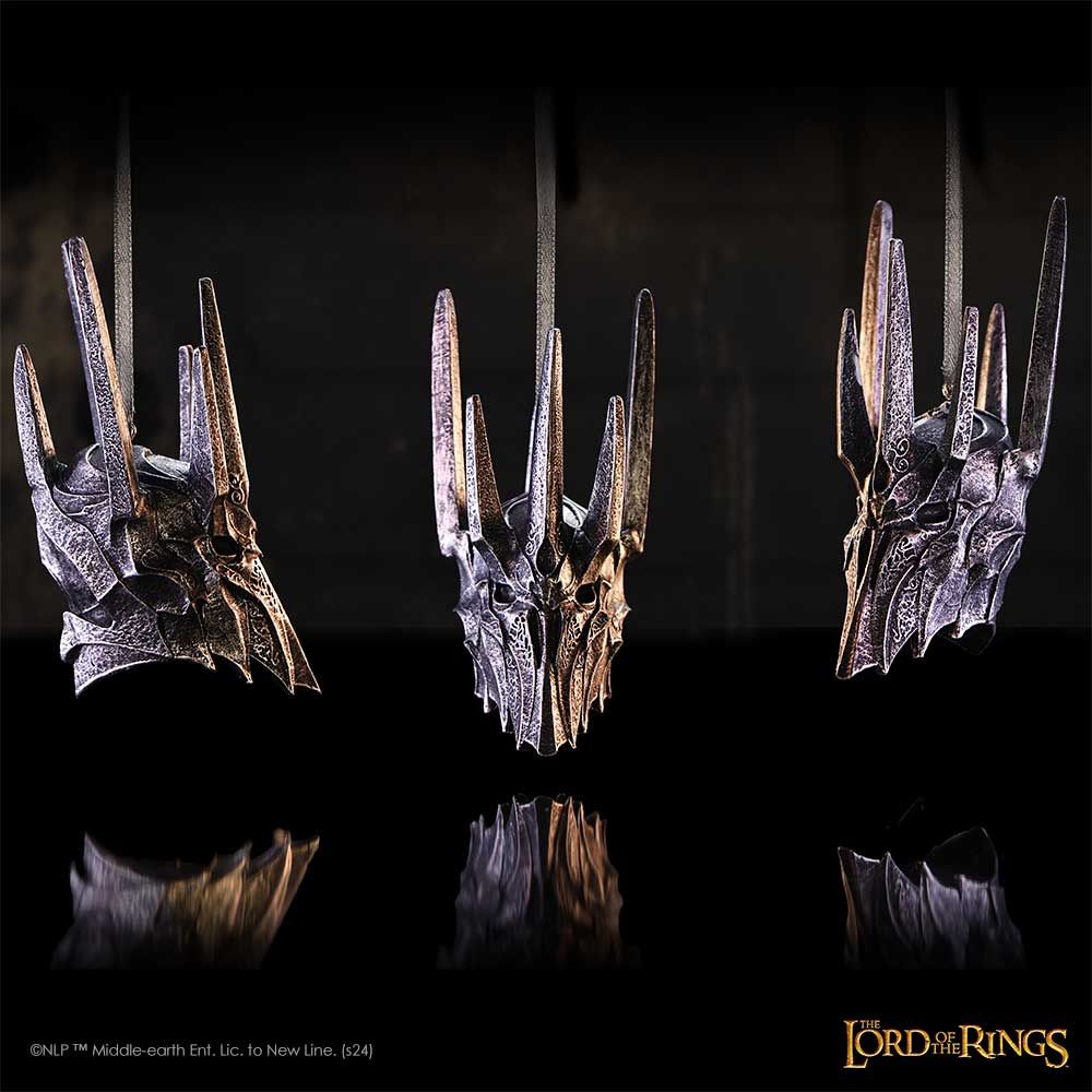 The Lord of the Rings Helm of Sauron Hanging Ornament - Shop Decorations At Gift Moments - 1