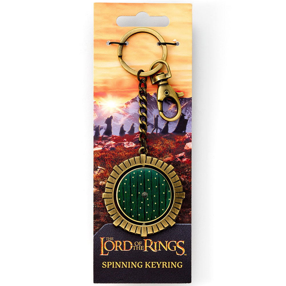 The Lord Of The Rings Hobbit Door Spinner Keyring: 5 - Keyrings By The Lord Of The Rings