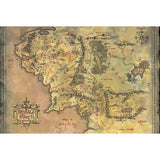 The Lord Of The Rings Poster Middle Earth 192 - Shop Posters At Gift Moments - 1