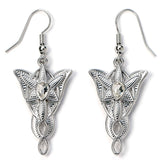 The Lord Of The Rings Silver Plated Evenstar Hook Earrings: 2 - Jewellery By The Lord Of The Rings