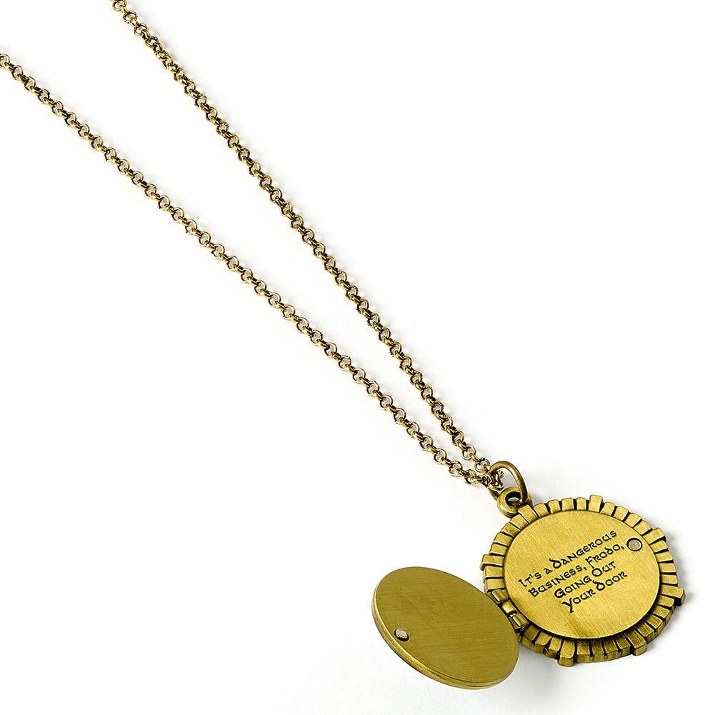 The Lord Of The Rings Silver Plated Necklace Hobbit Door: 4 - Necklaces By The Lord Of The Rings