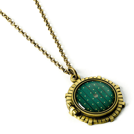The Lord Of The Rings Silver Plated Necklace Hobbit Door: 1 - Necklaces By The Lord Of The Rings