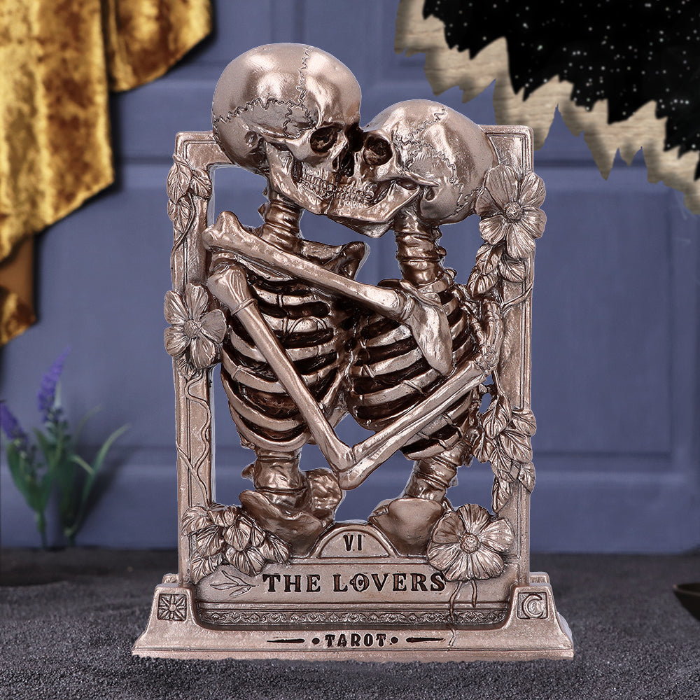 The Lovers Bronze Gothic Skeleton Ornament 20.5cm - Shop Figures & Collectables At Gift Moments - 1