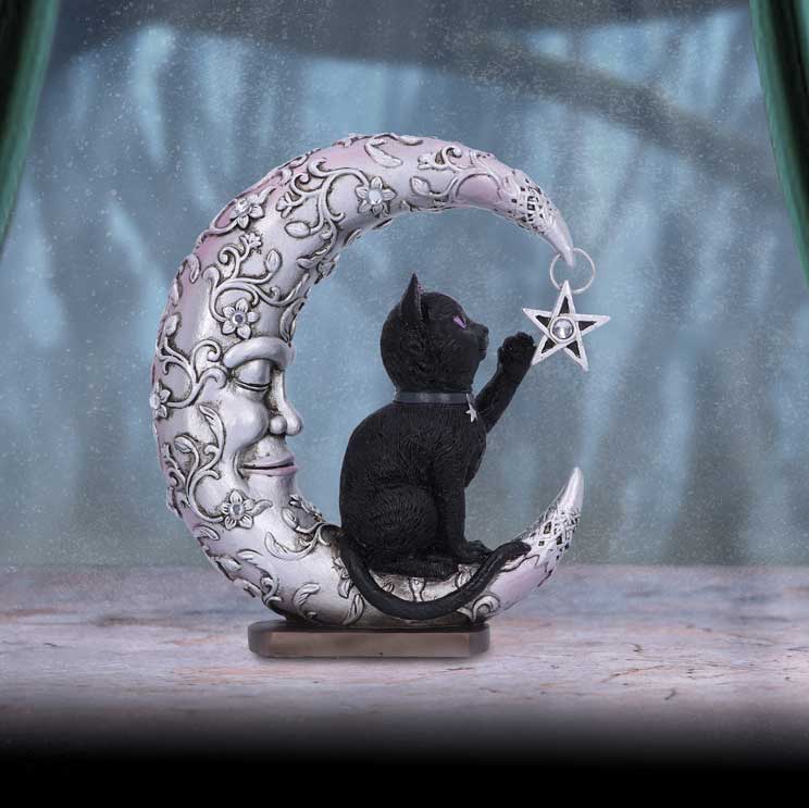 Luna Companion Moon and Cat Ornament 18.8cm: 1 - Figures & Collectables By NN Designs
