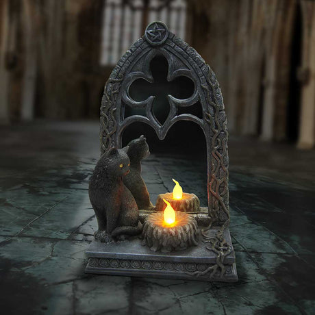 Magic Mirror Cat Figurine 21cm: 1 - Mirrors By Gift Moments