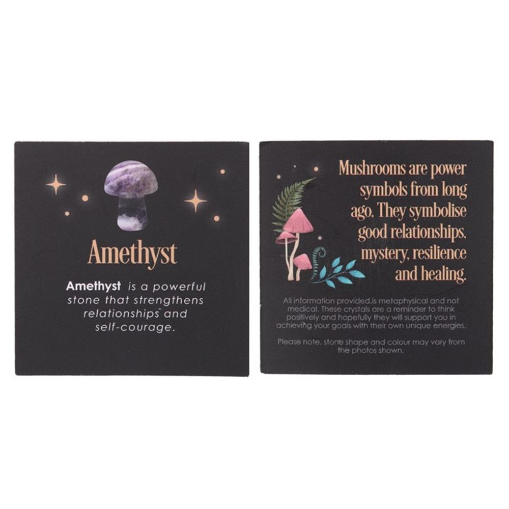 Magical Amethyst Crystal Mushroom: 3 - By Gift Moments