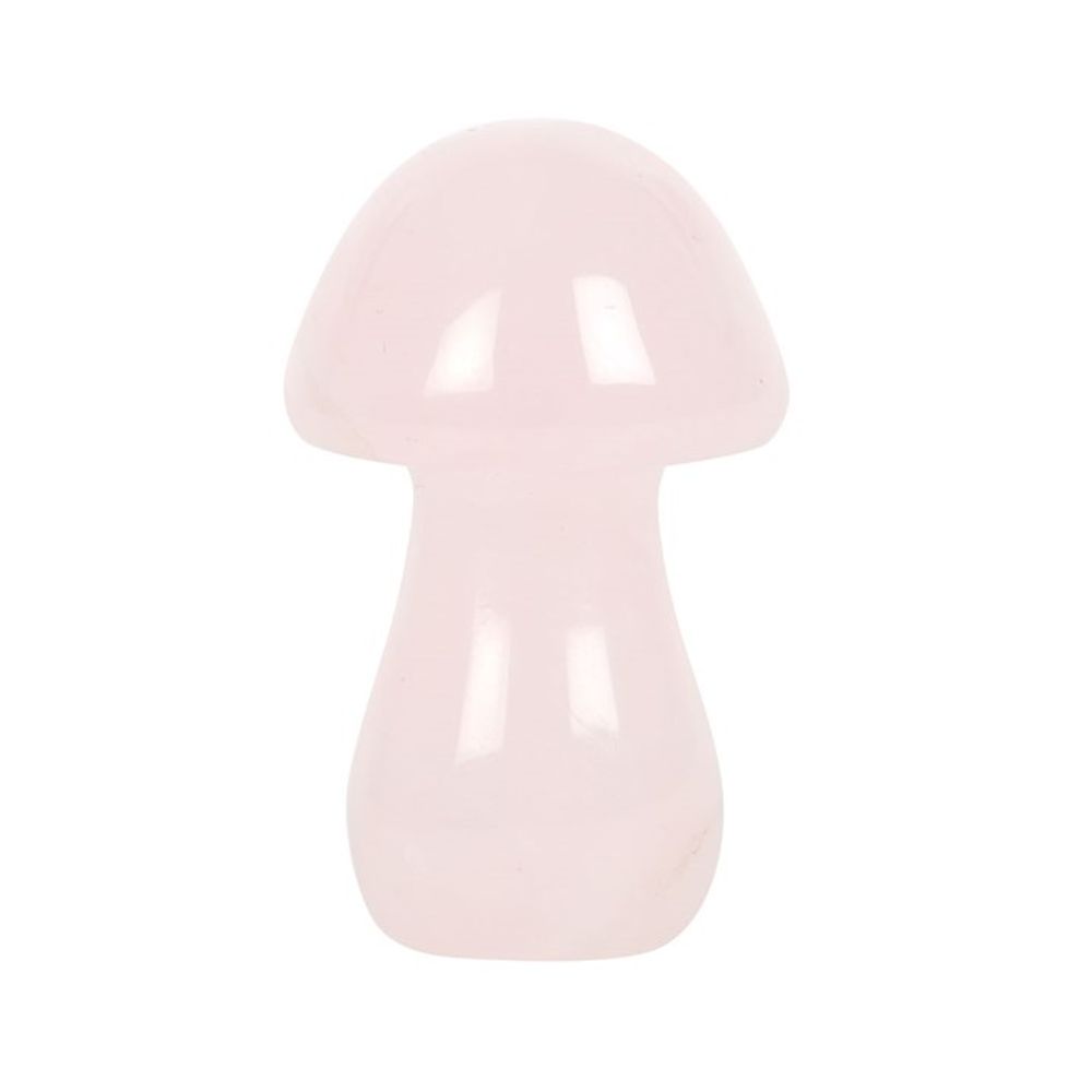 Magical Rose Quartz Crystal Mushroom: 3 - By Gift Moments