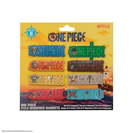Set of 8 One Piece Title Sequence Magnets - Shop Magnets At Gift Moments - 11