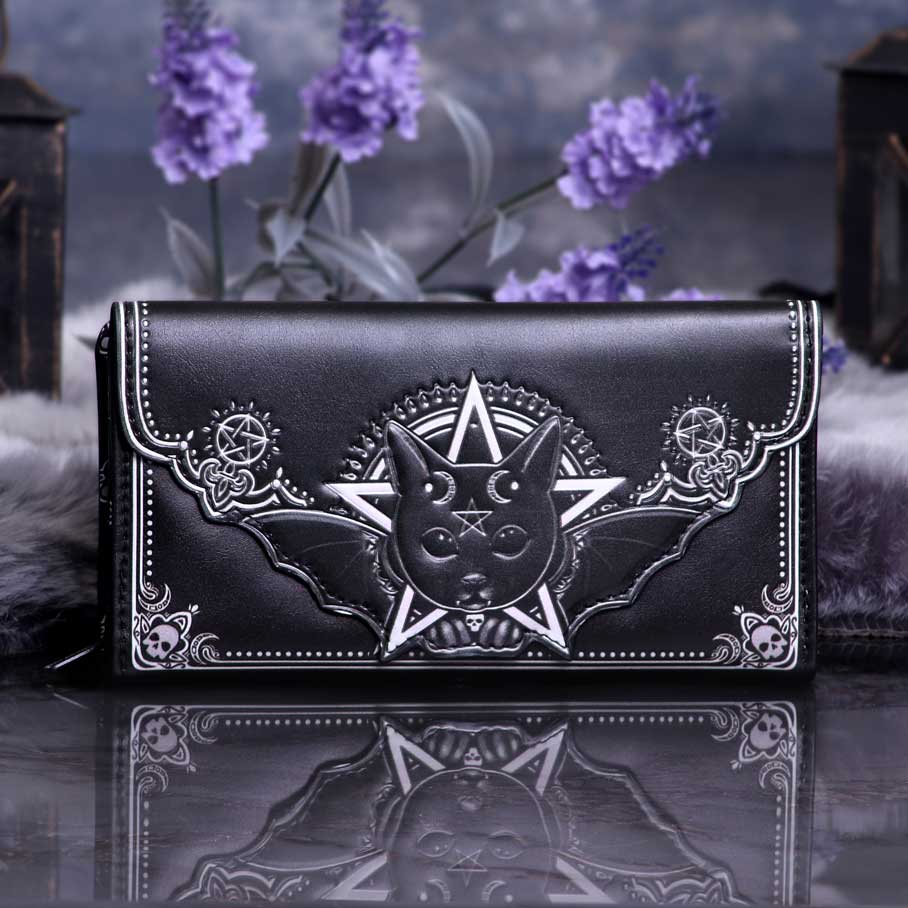 Malpuss Embossed Purse 18.5cm: 1 - Purses By NN Designs