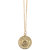 Manchester City FC 18ct Gold Plated on Silver Pendant & Chain: 2 - Necklaces By Manchester City