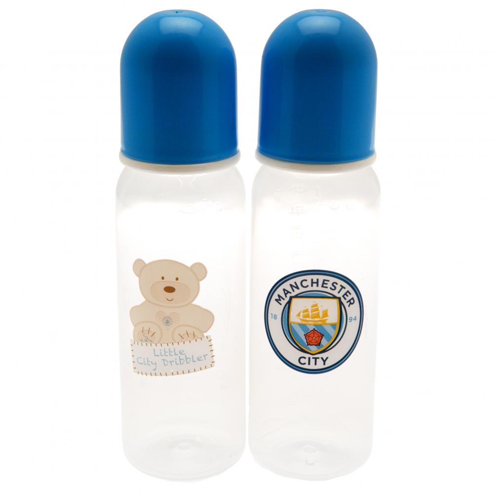 Manchester City FC 2pk Feeding Bottles: 2 - Baby By Manchester City