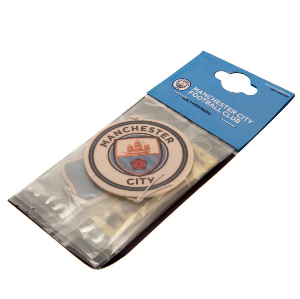 Manchester City FC 3pk Air Freshener: 3 - Car Accessories By Manchester City