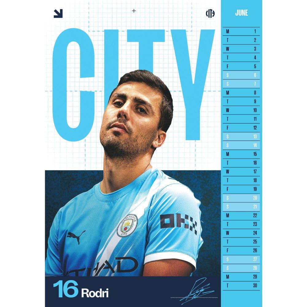 Manchester City FC A3 Calendar 2026: 3 - Calendars By Manchester City