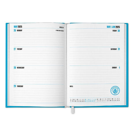 Manchester City FC A5 Diary 2025: 2 - Diaries By Manchester City
