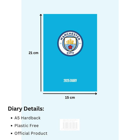 Manchester City FC A5 Diary 2025: 4 - Diaries By Manchester City