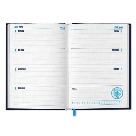Manchester City FC A5 Diary 2026: 2 - Diaries By Manchester City