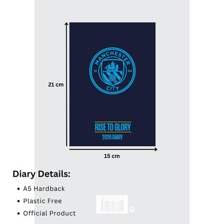 Manchester City FC A5 Diary 2026: 5 - Diaries By Manchester City