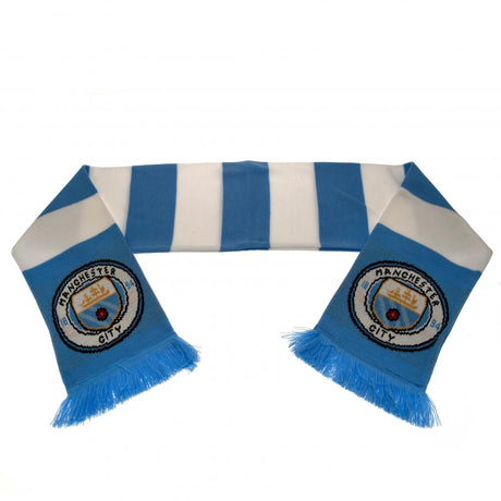 Manchester City FC Bar Scarf: 3 Scarves By Manchester City