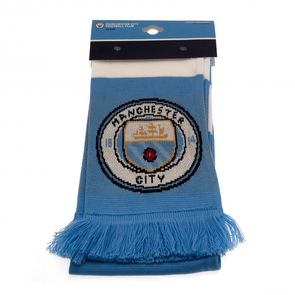 Manchester City FC Bar Scarf: 4 Scarves By Manchester City