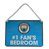 Manchester City FC Bedroom Sign No1 Fan: 2 - Bedroom By Manchester City