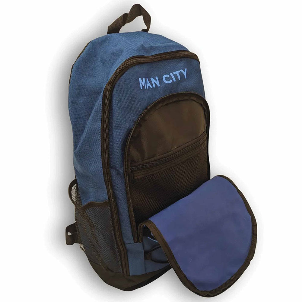 Manchester City FC Big Logo Bungee Backpack: 2 - Bags By Manchester City