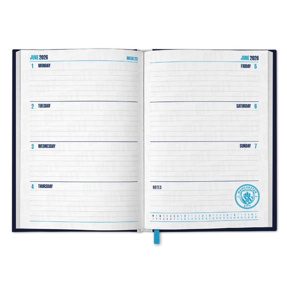 Manchester City FC Calendar & Diary Musical Gift Box 2026: 5 - Calendars By Manchester City