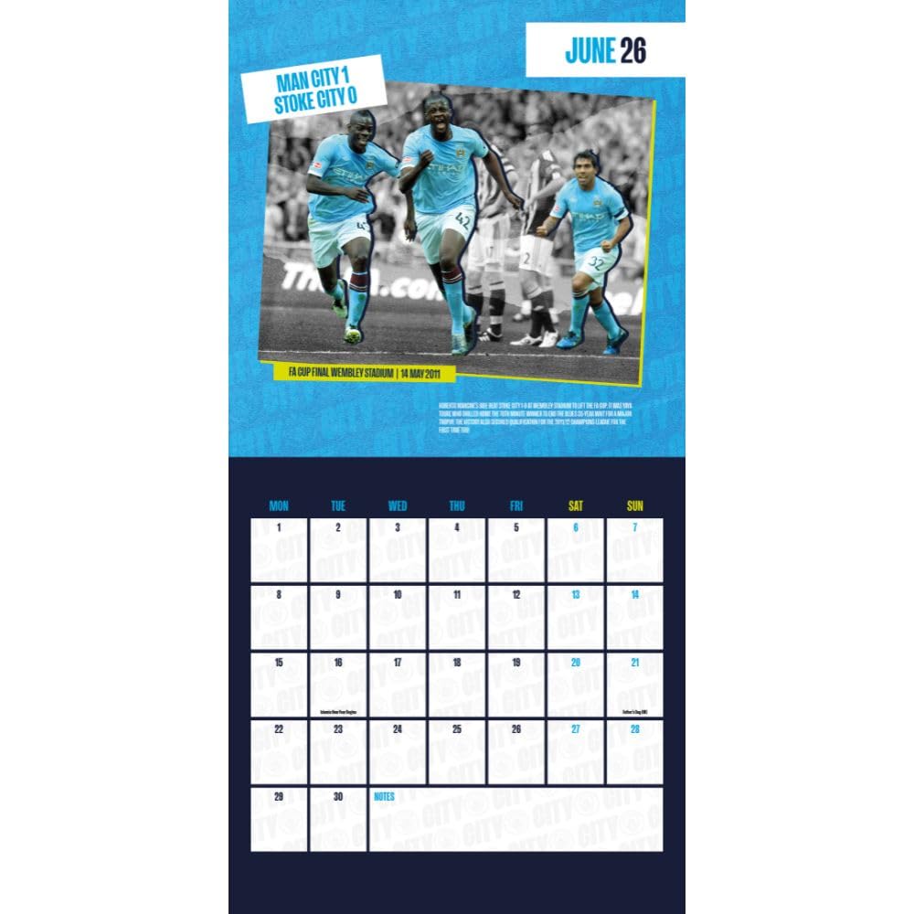 Manchester City FC Calendar & Diary Musical Gift Box 2026: 3 - Calendars By Manchester City