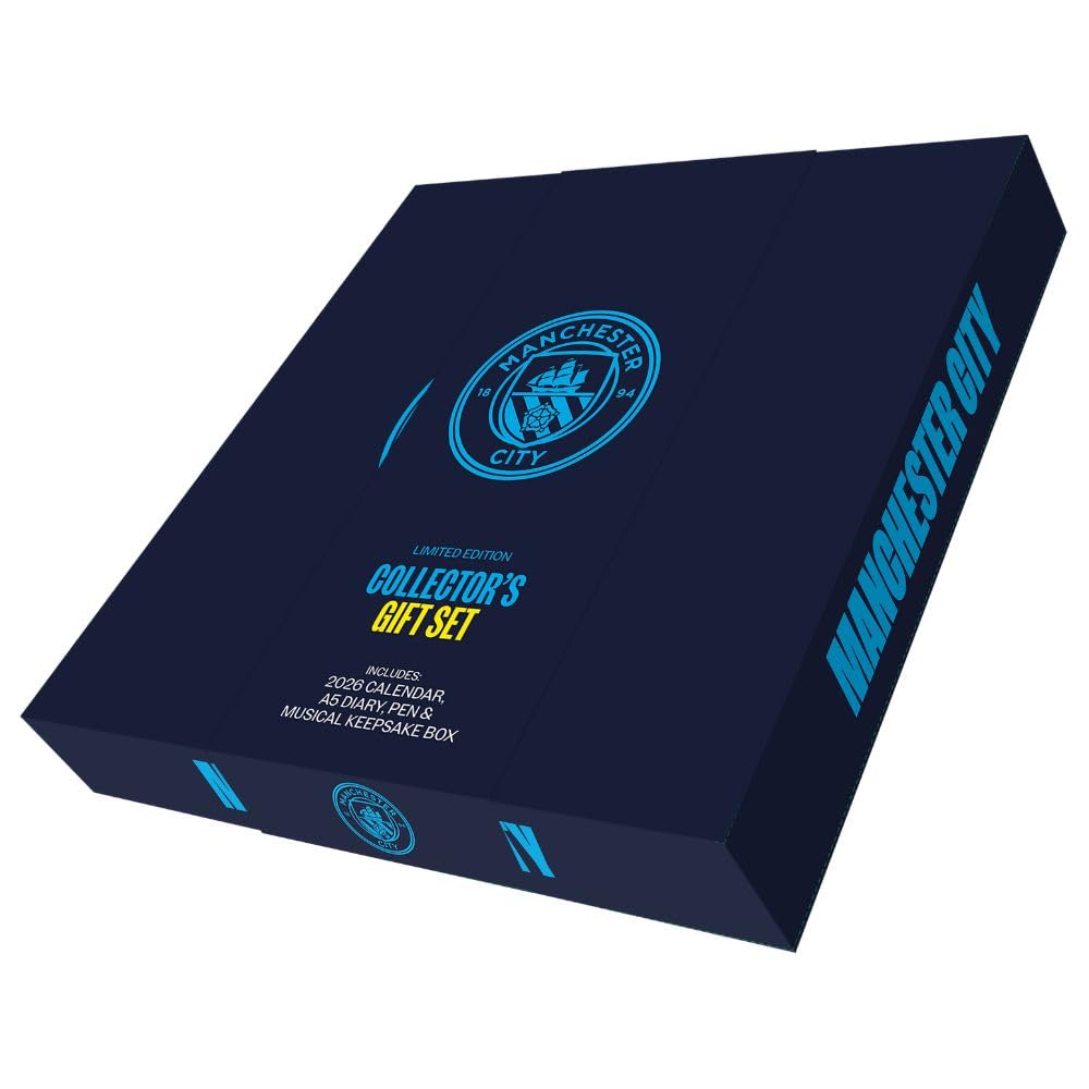 Manchester City FC Calendar & Diary Musical Gift Box 2026: 6 - Calendars By Manchester City