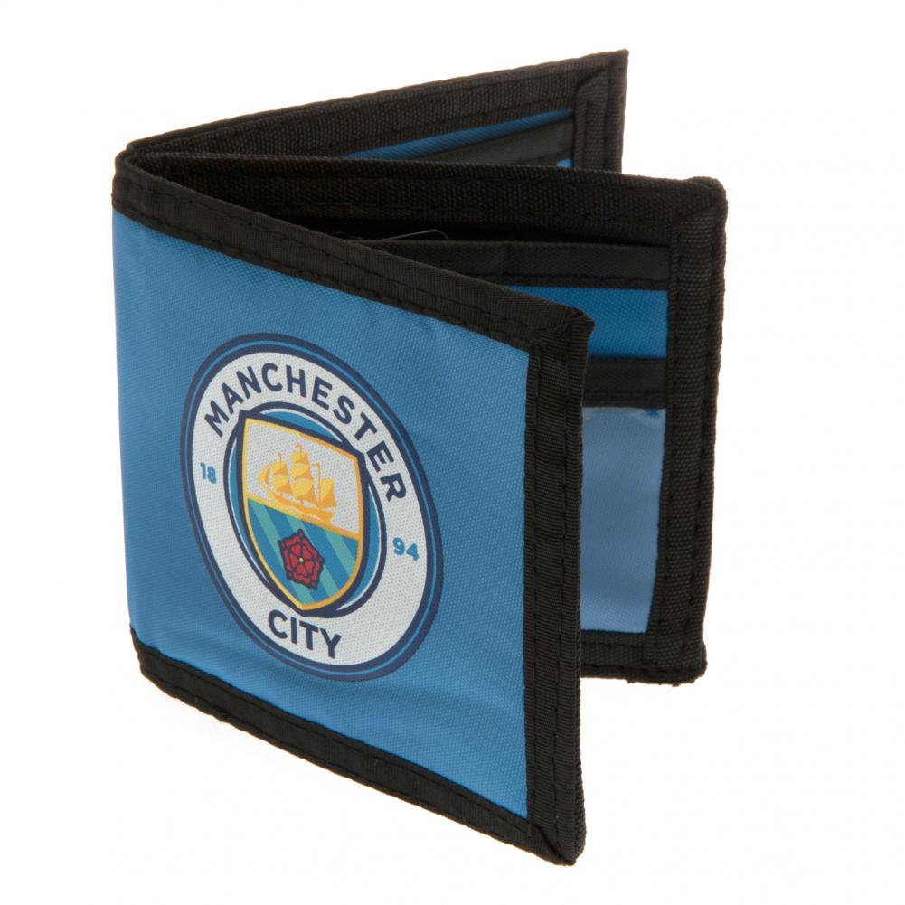 Manchester City FC Canvas Wallet: 4 - Wallets By Manchester City