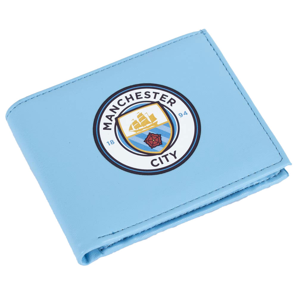 Manchester City FC Coloured PU Wallet: 1 - Wallets By Manchester City