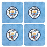 Manchester City FC 4pk Cork Coaster: 3 - Coasters By Manchester City