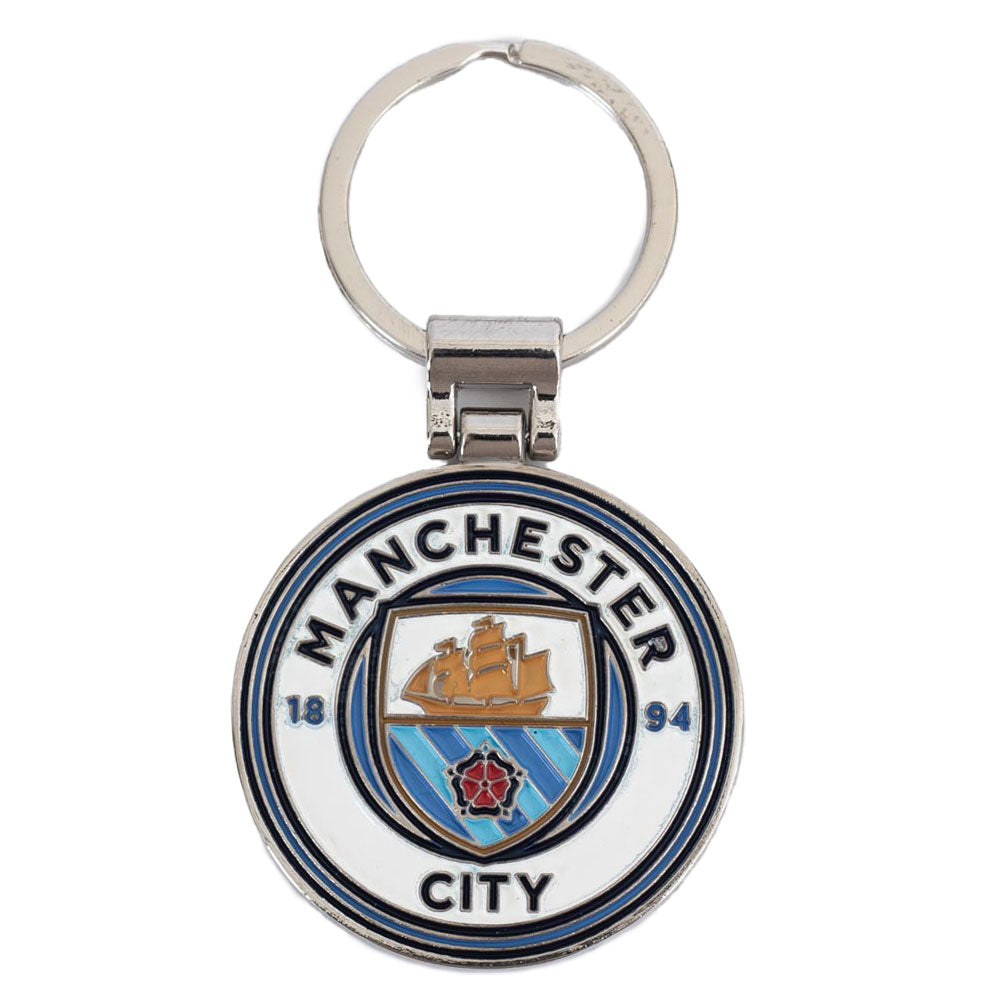 Manchester City FC Boxed Crest Keyring: 2 - Keyrings By Manchester City