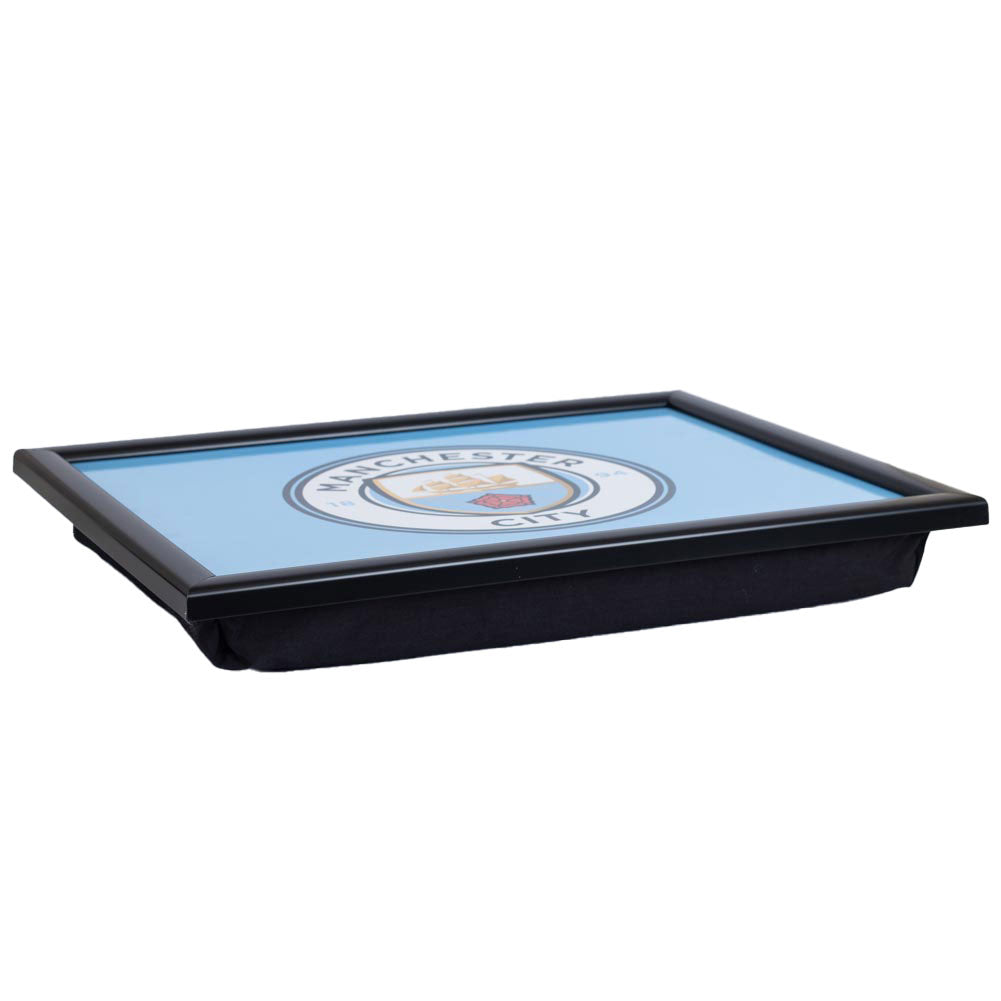 Manchester City FC Cushioned Lap Tray - Shop Lap Trays At Gift Moments - 2
